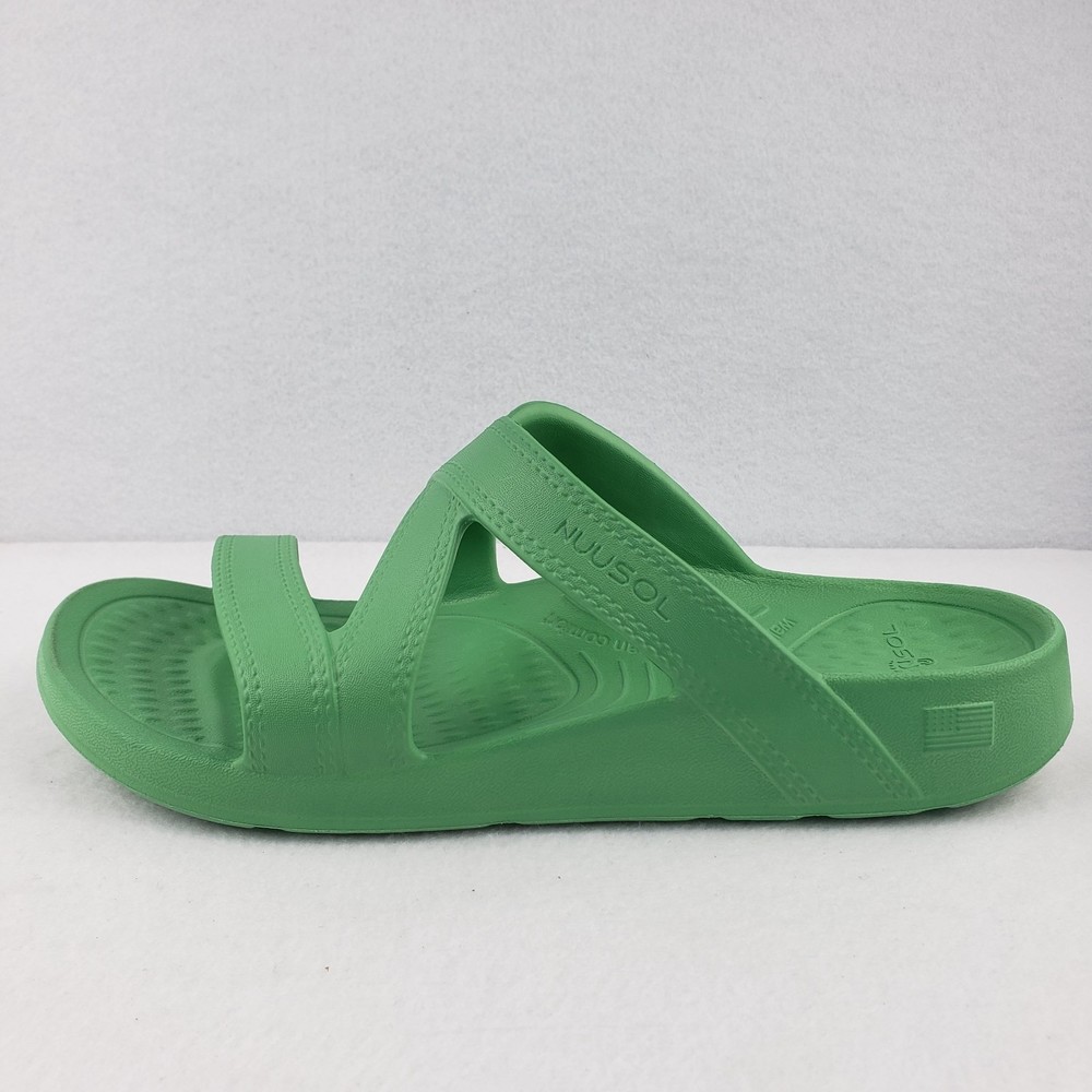 Nuusol Hailey Slides Women's HA- Sage Green Made In the USA Size 10 US